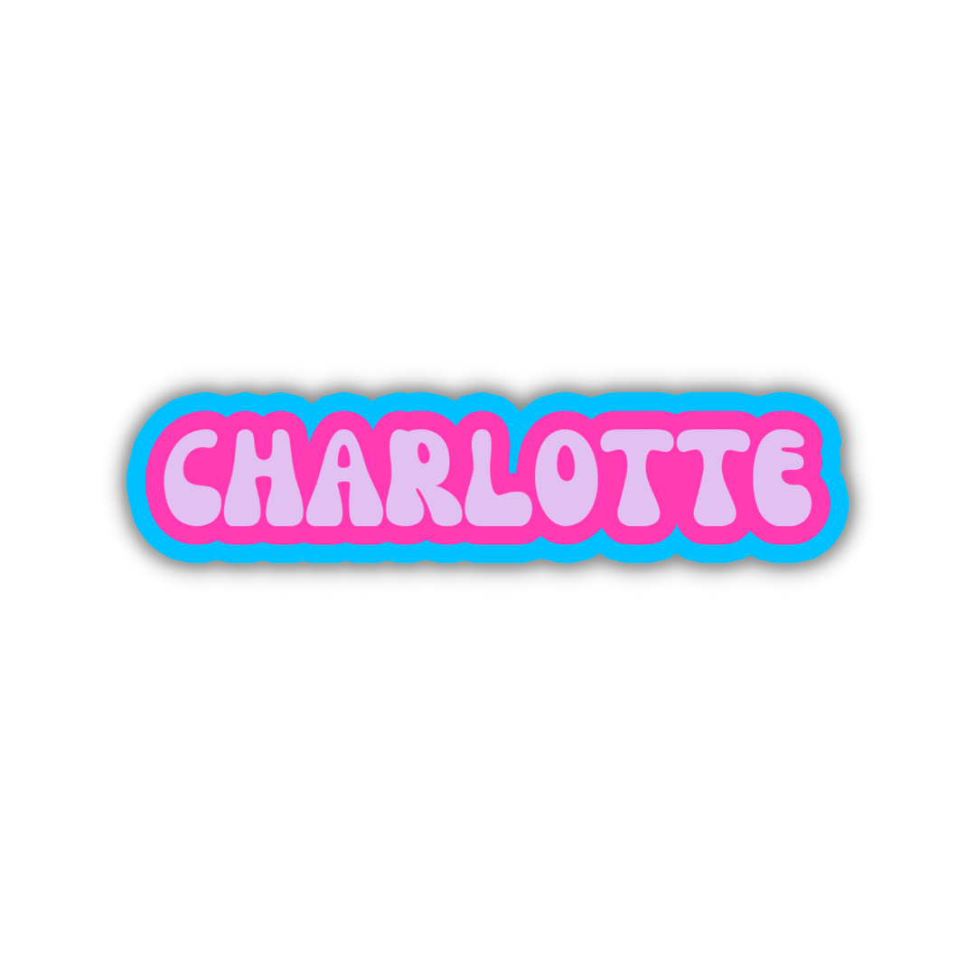 Charlotte Cloud Sticker