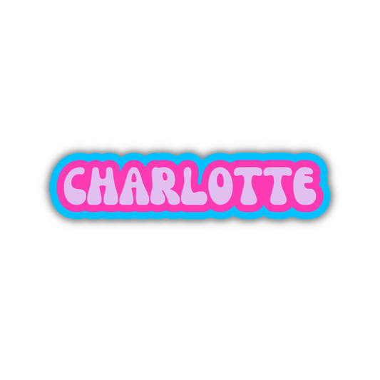 Charlotte Cloud Sticker
