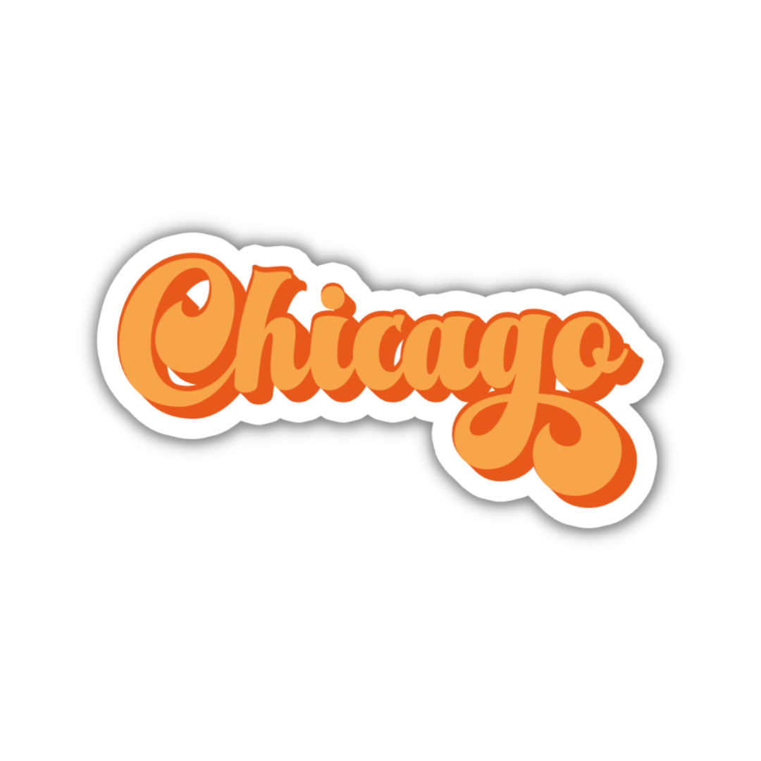 Chicago Vintage Sticker