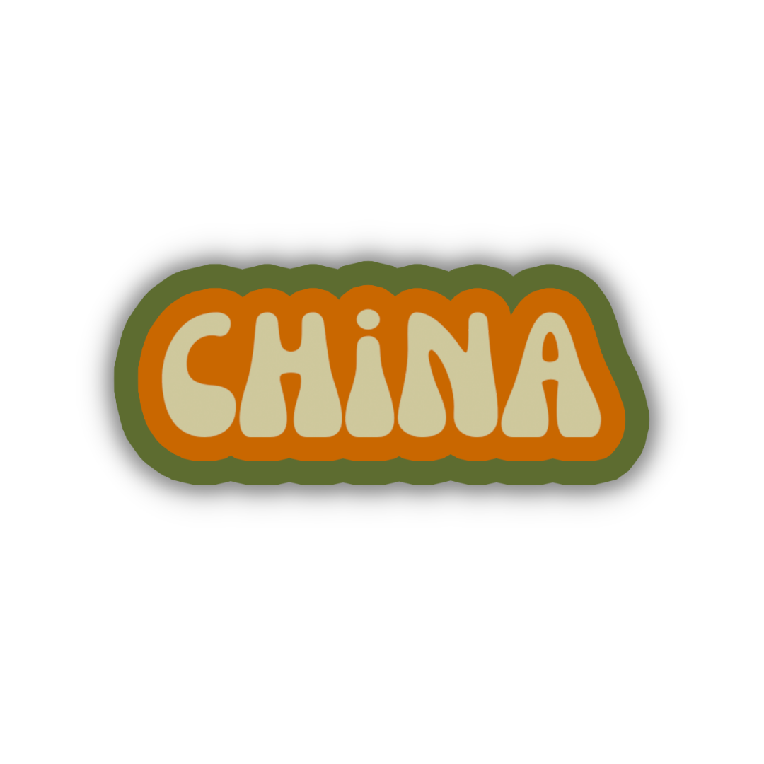 China Cloud Sticker