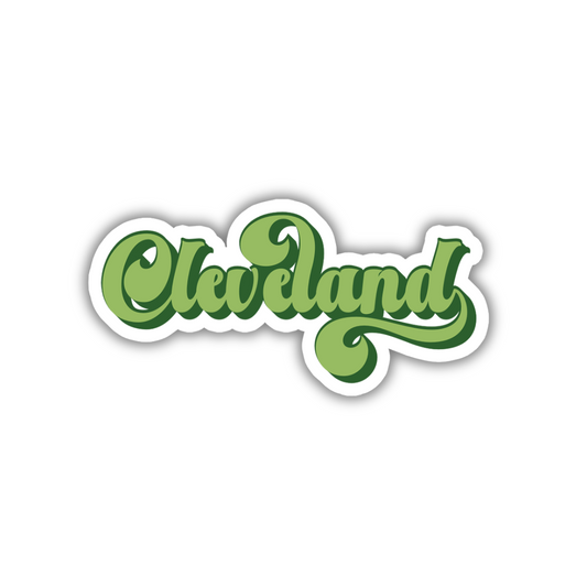 Cleveland Vintage Sticker
