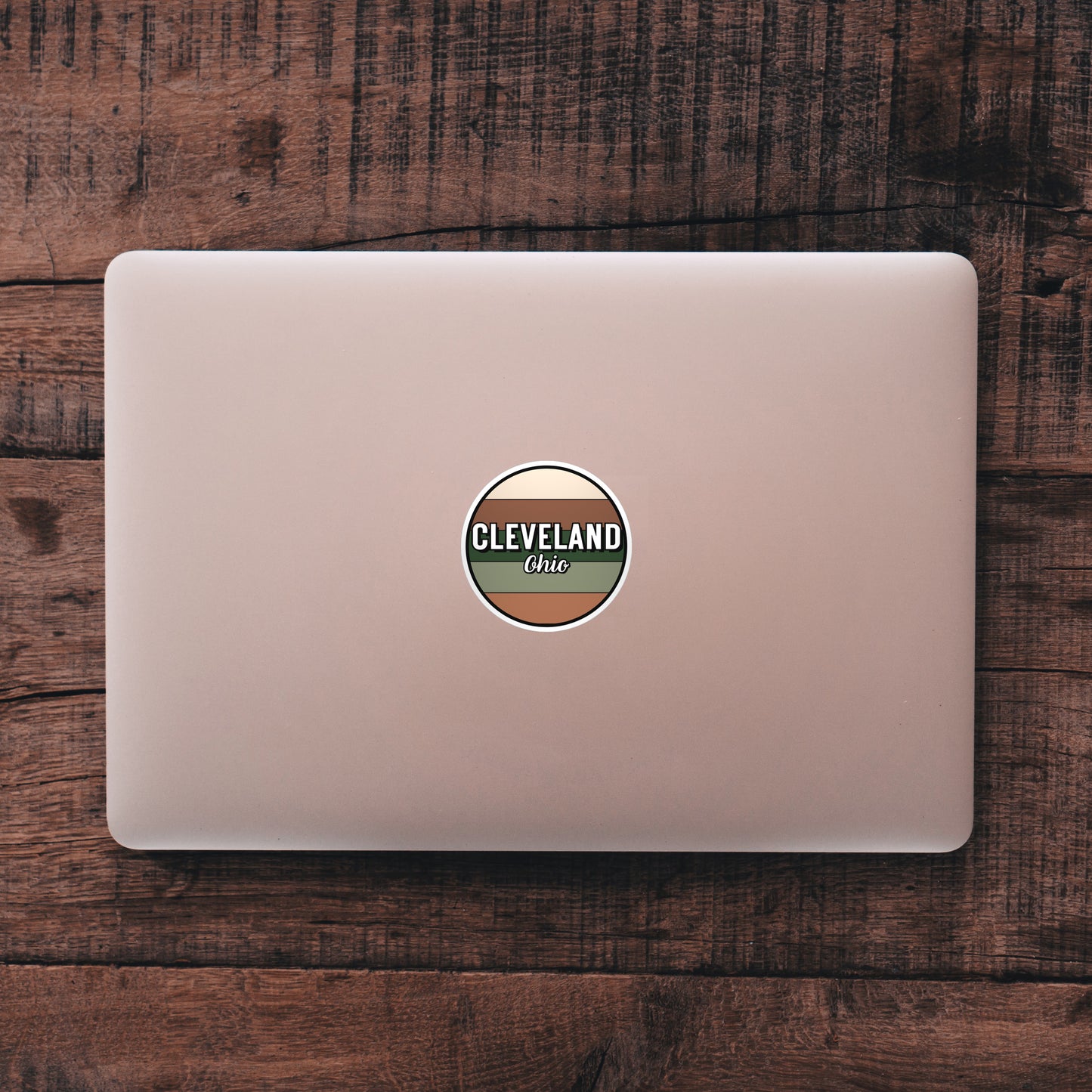 Cleveland, Ohio Circle Sticker