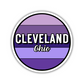 Cleveland, Ohio Circle Sticker
