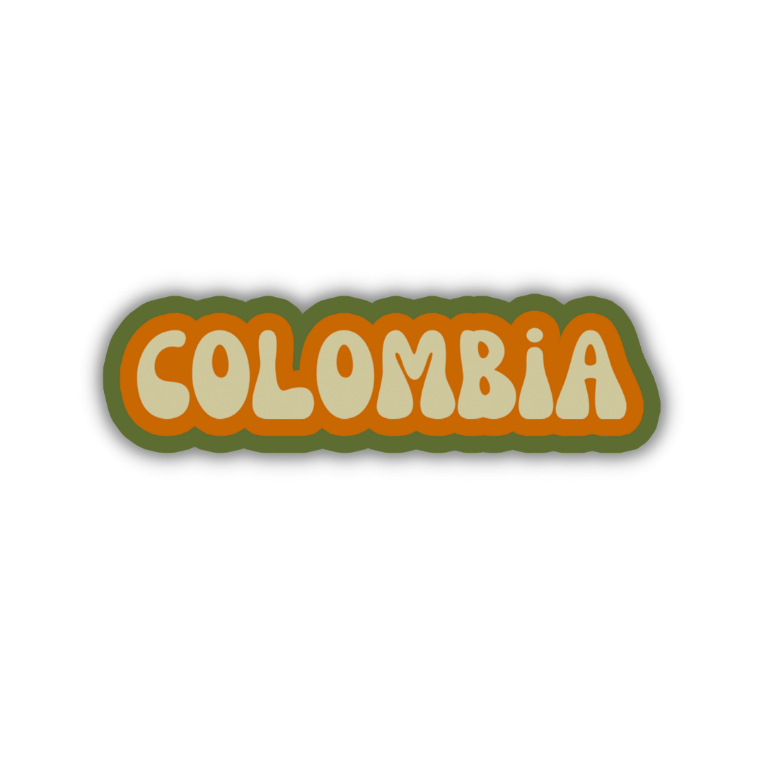 Colombia Cloud Sticker