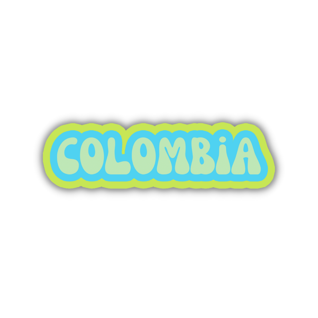 Colombia Cloud Sticker