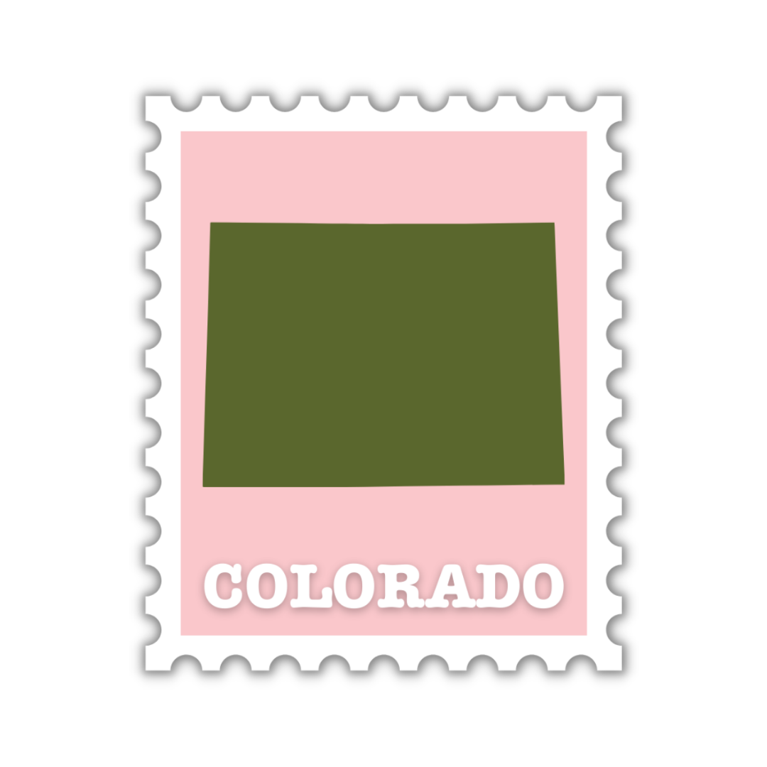 Colorado Stamp Sticker