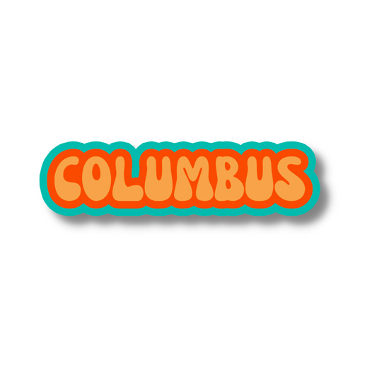 Columbus Cloud Sticker