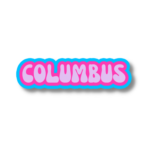 Columbus Cloud Sticker