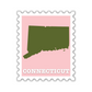 Connecticut Stamp Sticker