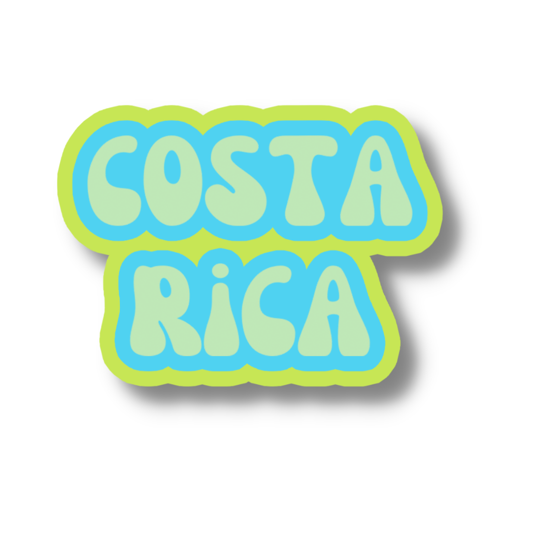 Costa Rica Cloud Sticker