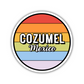 Cozumel, Mexico Circle Sticker