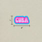 Cuba Cloud Sticker