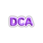 DCA Bubble Sticker