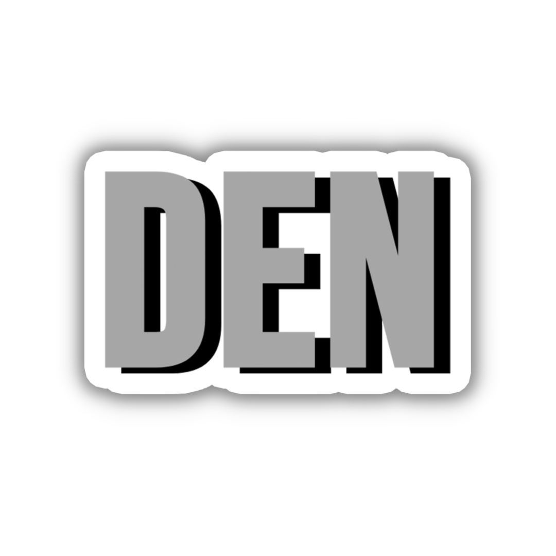 DEN Double Layered Sticker