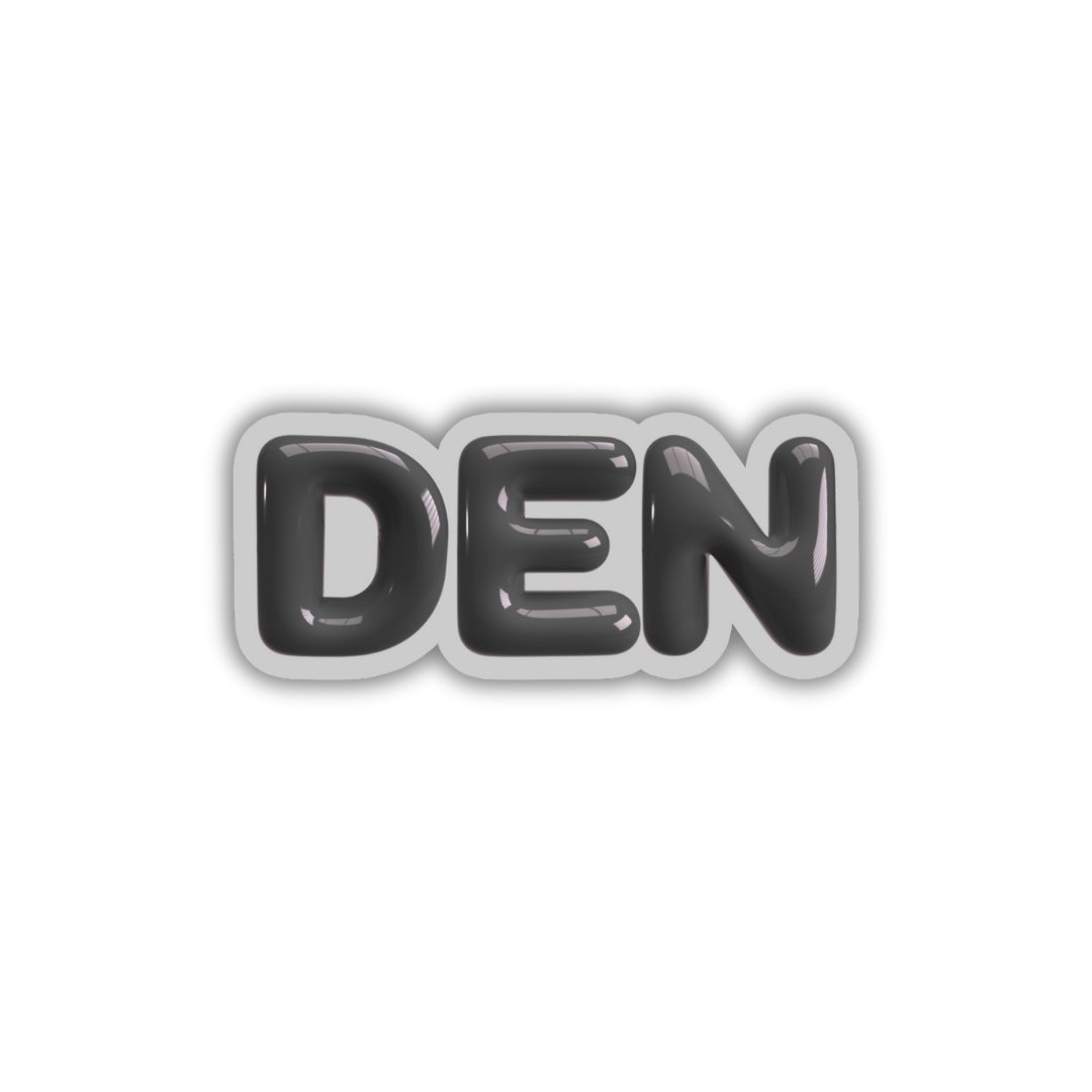 DEN Bubble Sticker