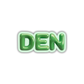 DEN Bubble Sticker