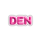 DEN Bubble Sticker