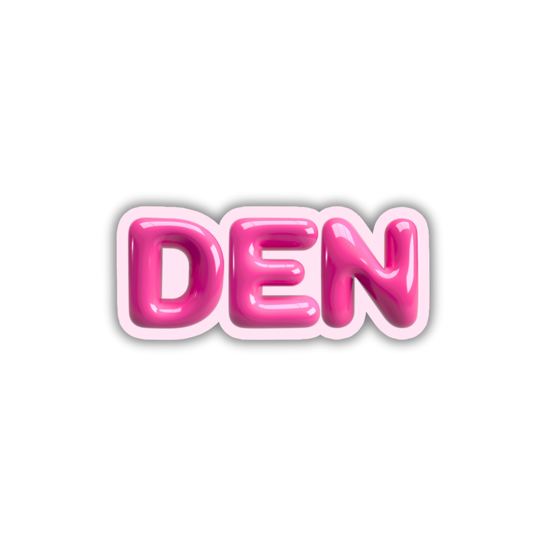 DEN Bubble Sticker