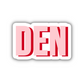 DEN Double Layered Sticker