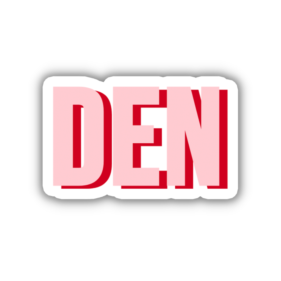 DEN Double Layered Sticker