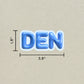DEN Bubble Sticker