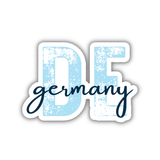Germany Country Code Sticker