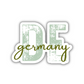 Germany Country Code Sticker