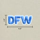DFW Bubble Sticker