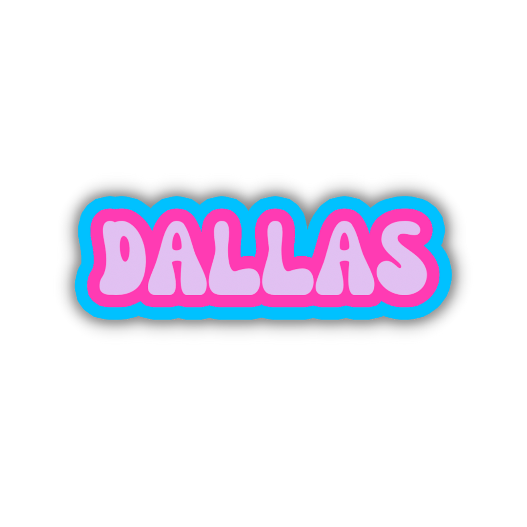 Dallas Cloud Sticker