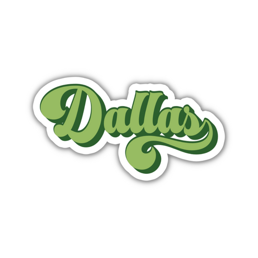 Dallas Vintage Sticker