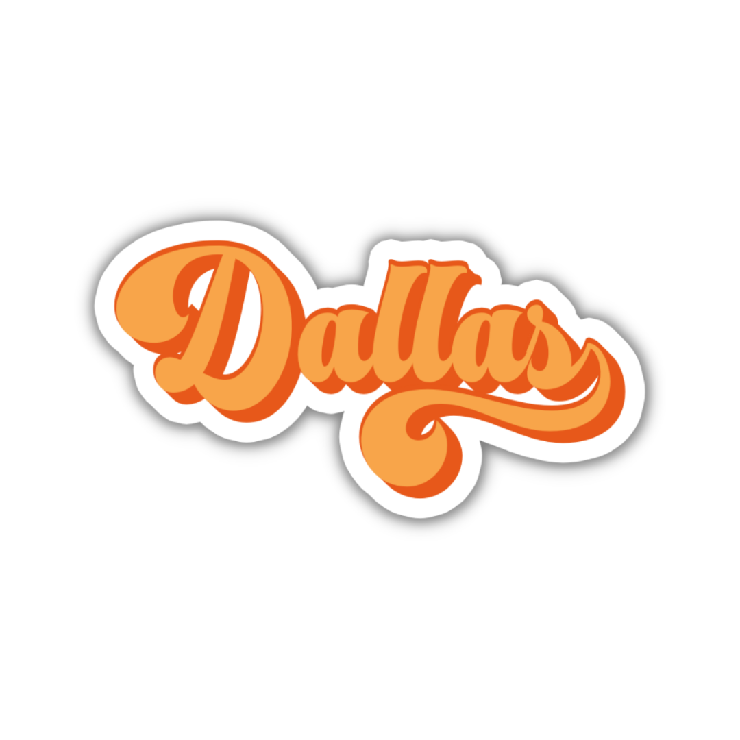 Dallas Vintage Sticker