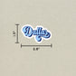 Dallas Vintage Sticker