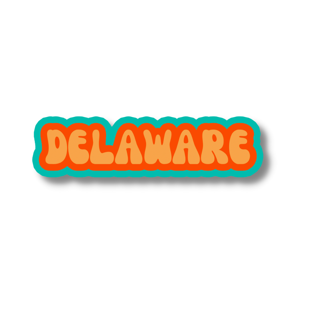 Delaware Cloud Sticker