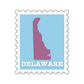 Delaware Stamp Sticker