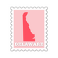 Delaware Stamp Sticker