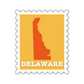 Delaware Stamp Sticker