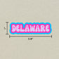 Delaware Cloud Sticker