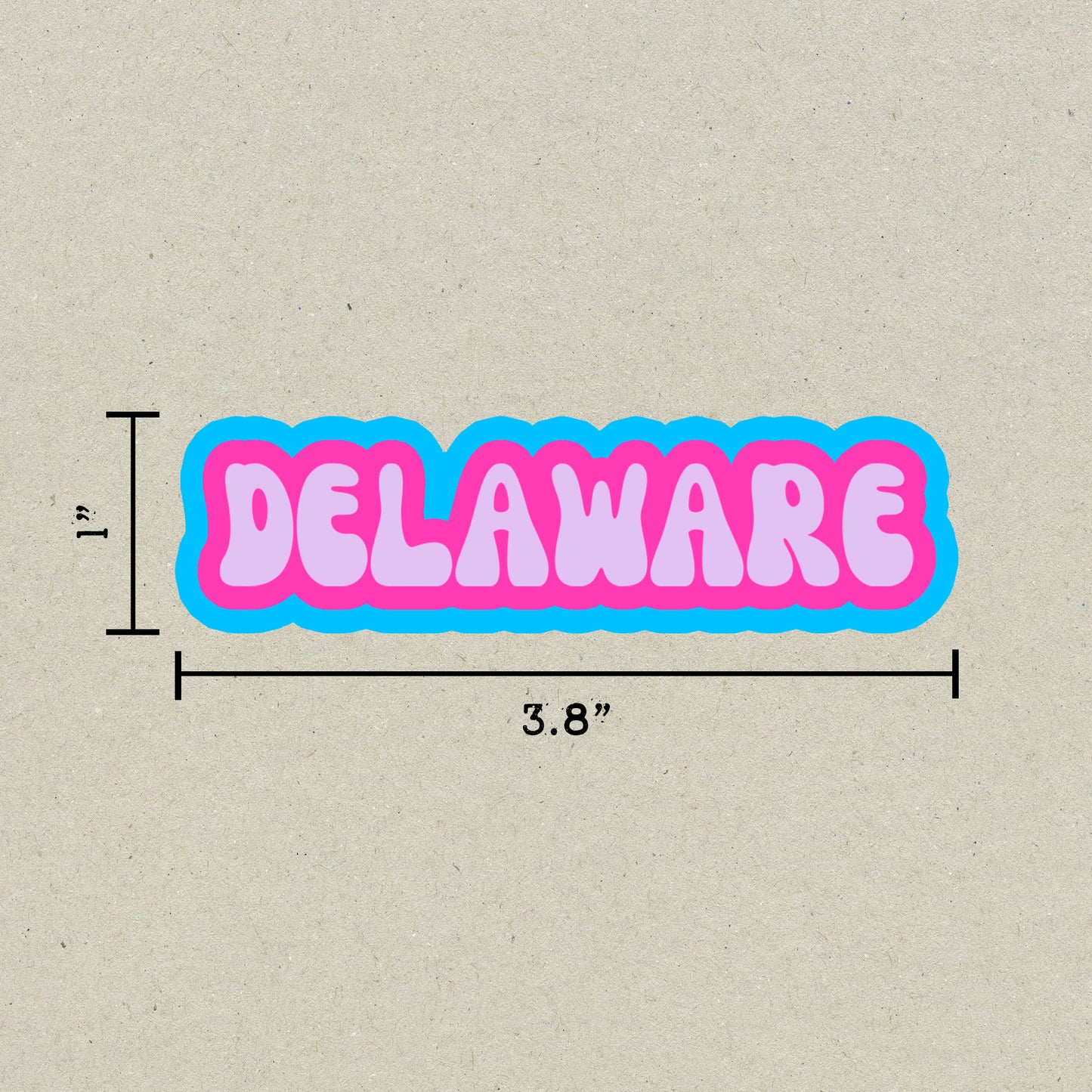 Delaware Cloud Sticker