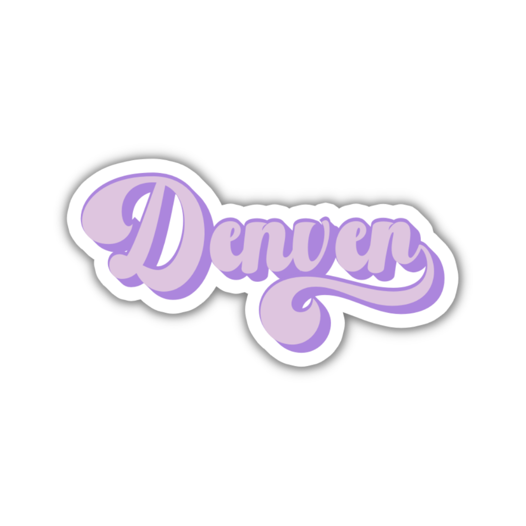 Denver Vintage Sticker