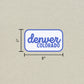 Denver, Colorado Retro Travel Sticker – Colorful Vinyl Decal for Laptop, Water Bottle & Luggage