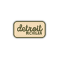 Detroit, Michigan Retro Travel Sticker – Colorful Vinyl Decal for Laptop, Water Bottle & Luggage