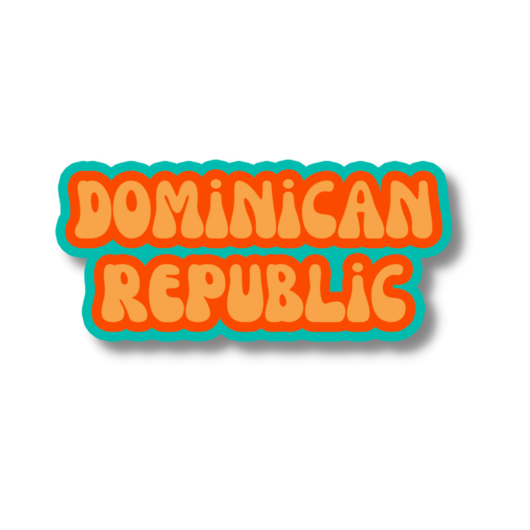 Dominican Republic Cloud Sticker