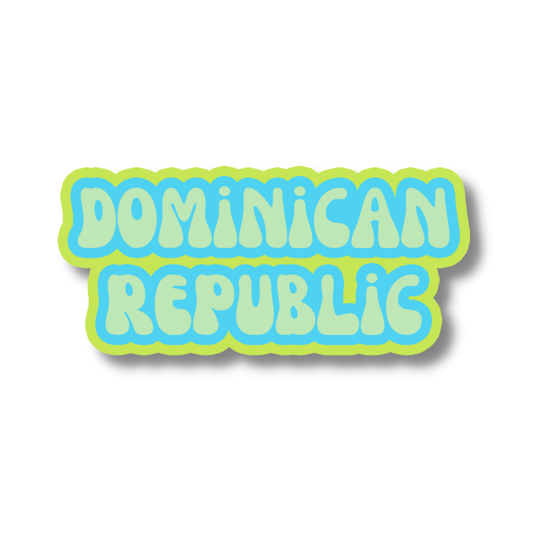 Dominican Republic Cloud Sticker