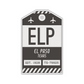 ELP Vintage Luggage Tag Sticker