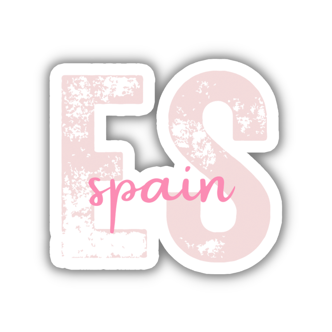 Spain Country Code Sticker