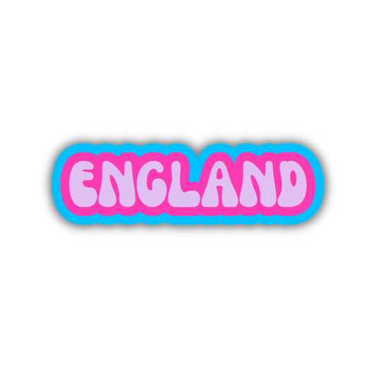 England Cloud Sticker