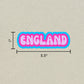 England Cloud Sticker