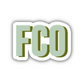 FCO Double Layered Sticker