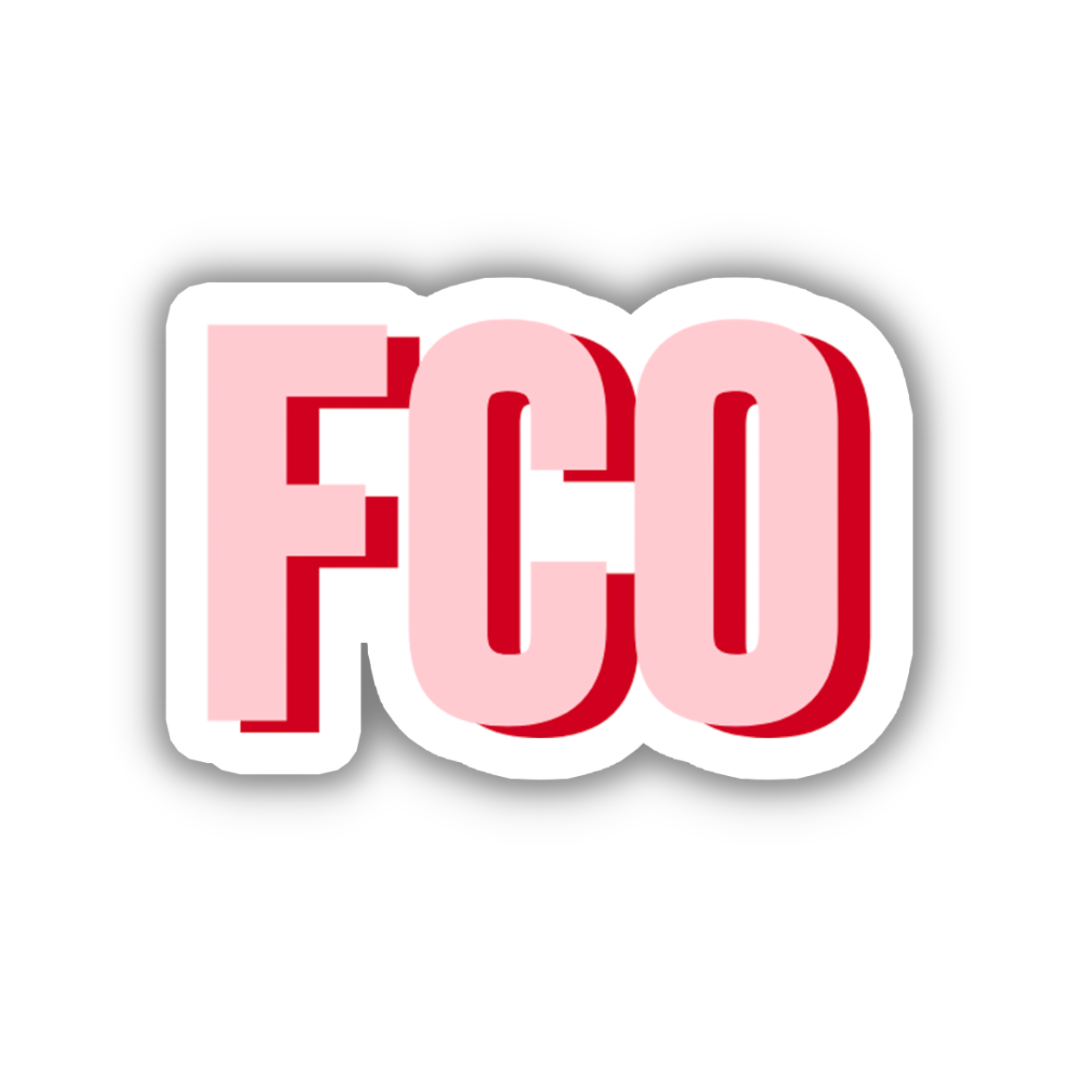 FCO Double Layered Sticker