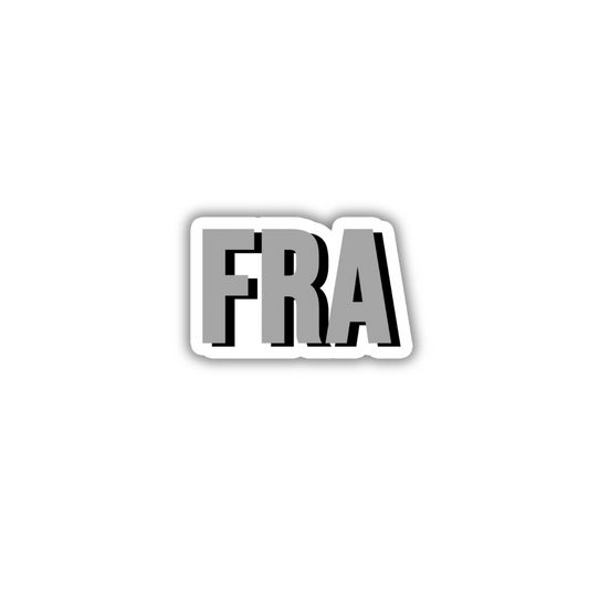 FRA Double Layered Sticker